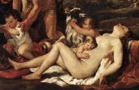 Poussin, Nicolas - The Nurture of Bacchus detail